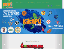 Tablet Screenshot of kikapucamp.com